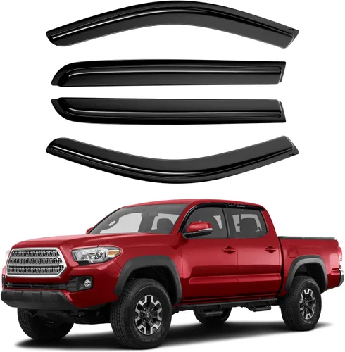 Miniatura 48 de Canvcle RAV4 Rain Guards - Window Visors for Toyota RAV4 2006-2012, Outside-Mount Tape-On Side Window Wind Deflectors for RAV4 Accessories, Vent