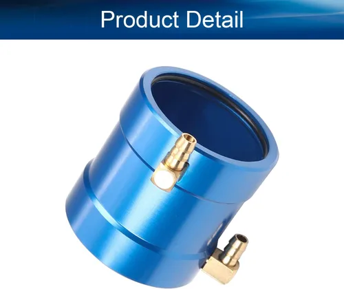 Miniatura 4 de Bettomshin Motor de aluminio de refrigeración por agua chaqueta de metal control remoto modelo barco partesBlueSuitable for36Series Control remoto
