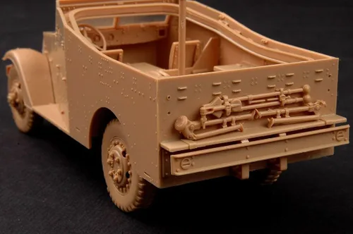 Miniatura 8 de Hobby Boss Kit de construcción de modelo de vehículo temprano de coche Scout blanco M3A1 (HY82451)
