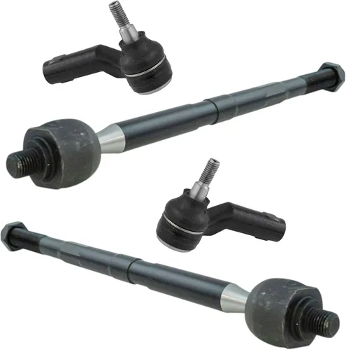 Miniatura 120 de TRQ Juego de barras de acoplamiento delanteras interiores y exteriores de 4 piezas compatible con Jeep Cherokee 1991-2001 y Comanche 91-92