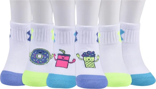 Miniatura 4 de Under Armour Paquete múltiple de calcetines para niña