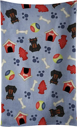 Miniatura 86 de Caroline's Treasures BB2654KTWL Dog House Collection Airedale - Toalla de cocina para invitados, toalla de baño decorativa para cara, té, paño