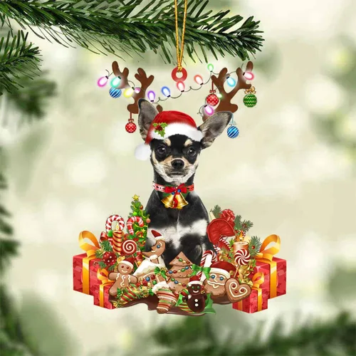 Miniatura 70 de Nazenti Adorno de Navidad personalizado de reno de Alaskan Malamute – Adorno de perro personalizado para amantes de las mascotas, acrílico plano