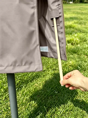 Miniatura 4 de Funda para Sombrilla de 6 a 9 pies para Sombrillas de Patio, Funda para Sombrilla de Mercado Impermeable y Duradera con Cremallera y Varilla