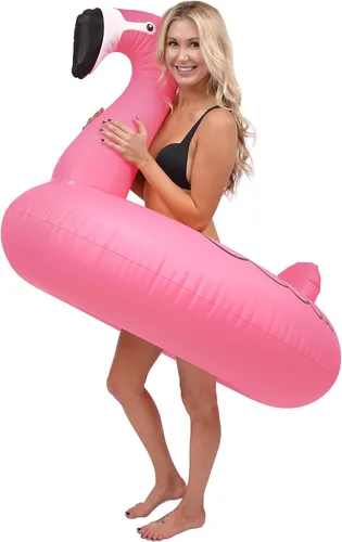 GoFloats Flotador de piscina Flamingo - Balsas inflables, adultos y niños