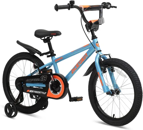 Miniatura 26 de ACEGER Bicicleta para niños de 2 a 10 años, estilo BMX, para niños y niñas de 2 a 10 años, bicicleta para niños de 12, 14 y 16 pulgadas, con ruedas