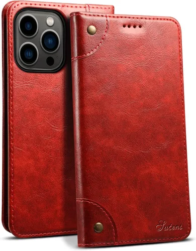 Miniatura 8 de SINIANL Funda tipo cartera compatible con iPhone 14 Plus, con función atril magnético, tarjetero de crédito para iPhone 14 Plus de 6.7 pulgadas