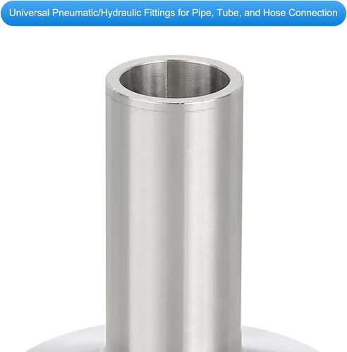 Miniatura 4 de PATIKIL Accesorio sanitario de acero inoxidable 304, 2 piezas de abrazadera de soldadura larga Montaje de tubería de virola de 3/4 "(19 mm) tubo