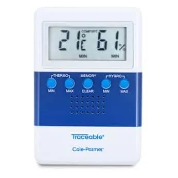 Medidor digital rastreable de humedad relativa/temperatura