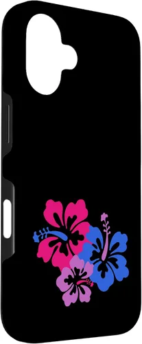 Miniatura 3 de Bisexual Bi Pride Sutil Hibiscus Flower Hawaii LGBT LGBTQ Funda para iPhone 16