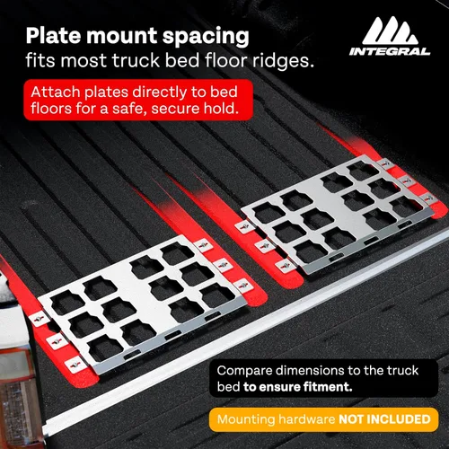 Miniatura 4 de Placa de montaje integral compatible con Milwaukee Packout - Placa base de aluminio para embalaje (placa completa)