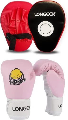 Miniatura 20 de Guantes de boxeo para niños de 4/6 onzas, guantes de entrenamiento, guantes de bolsa, guantes de lucha para niños de 3 a 15 años