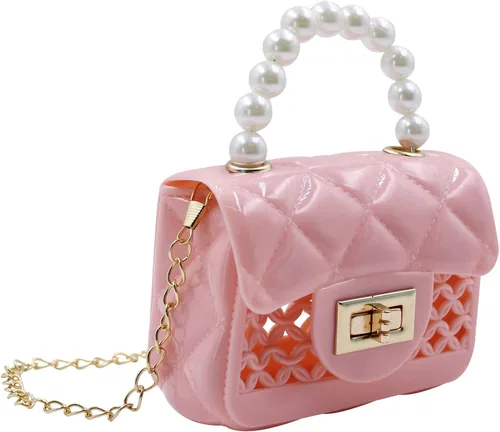 Miniatura 3 de Mini monederos de corazón para niñas pequeñas y pequeñas, lindo bolso cruzado de princesa, Rosa -Hueco