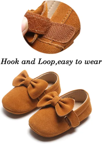 Miniatura 115 de Felix & Flora Zapatos de bebé de suela suave - Zapatos de bebé para caminar, mocasines, suela de goma, zapatos de cuna