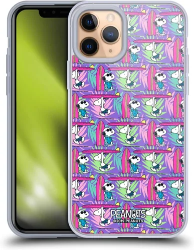 Miniatura 184 de Head Case Designs Peanuts Tropical Surf Snoopy Aloha Disco Gel Funda con licencia oficial [protección de grado militar] compatible con Apple iPhone