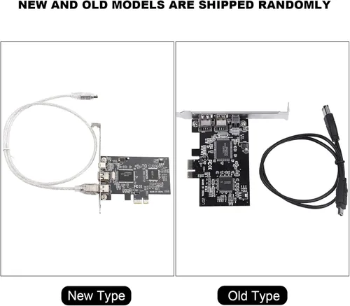 Miniatura 7 de Tarjeta de captura PCIe FireWire, 2.5Gbps 1394a IEEE 1394 tarjeta controladora con cable para PC de escritorio