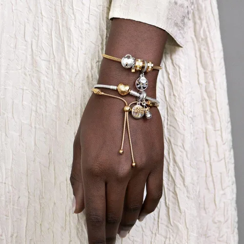 Miniatura 5 de PANDORA Moments Heart Clasp Snake Chain Bracelet