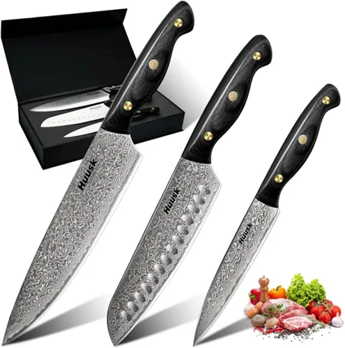 Miniatura 12 de Huusk Cuchillo Vikingo con Vaina Cuchillos para Deshuesar para Cortar Carne, Cuchillos Cavernícola Ultimo Forjados a Mano de Espiga Completa