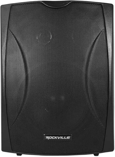 Miniatura 2 de Rockville WET-5B 70V/100V 5.25" Altavoz de pared para interiores y exteriores, IPX55, diseño impermeable ventilado, montaje giratorio, negro