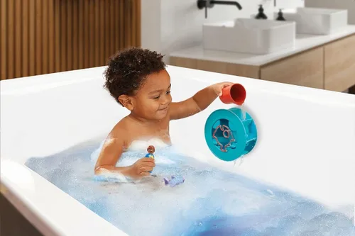 Miniatura 6 de PLAYMOBIL 1.2.3 Rueda de agua Aqua con Baby Shark