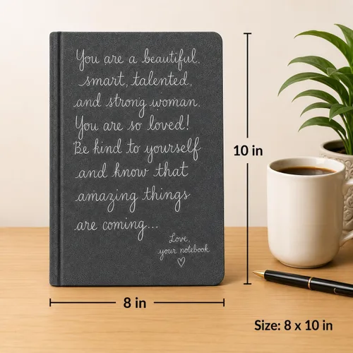 Miniatura 6 de Eccolo Dayna Lee Collection "Stay True To You" - Cuaderno de tapa dura de 8 x 10 pulgadas, 256 páginas forradas sin ácidos