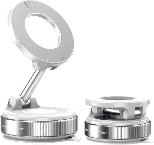 Miniatura 10 de snanlen Soporte magnético de teléfono de vacío de nano gel de 360° mejorado para Magsafe
