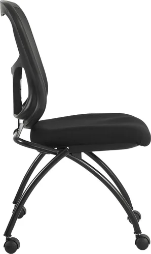 Miniatura 4 de Eurotech - Silla de asiento abatible sin brazos, color negro (juego de 2)