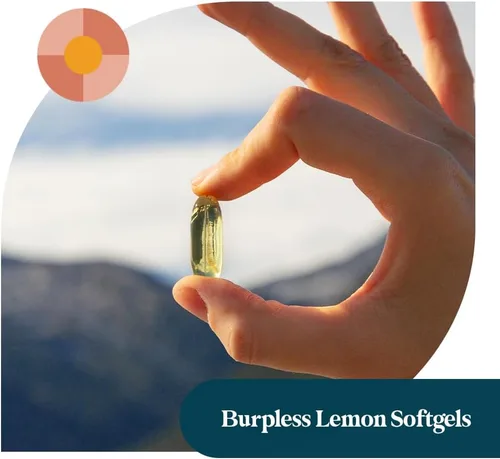 Miniatura 7 de Pattern Wellness Omega 3 cápsulas blandas – Fórmula de aceite de pescado puro – Ayuda a mantener la salud del cerebro, corazón y articulaciones