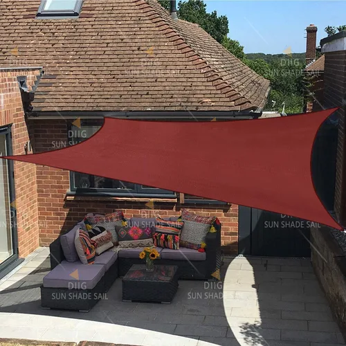 Miniatura 16 de Toldo tipo vela para patios, pérgolas, patios traseros, jardines y exteriores, rectangular, tela para sombra que bloquea los rayos ultravioleta, 6 x