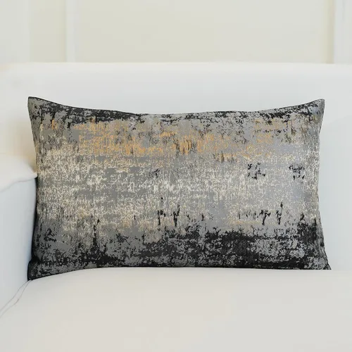 Miniatura 10 de THE-TINOART Fundas de almohada de estilo rústico moderno de 18x18, fundas de almohada decorativas tejidas en jacquard beige y dorado para sofá