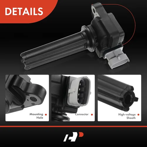 Miniatura 5 de A-Premium Paquete de bobinas de encendido del motor compatible con Chevrolet Cobalt 2005-2007 y Saturn Ion 2004-2007 L4 2.0L, juego de 4