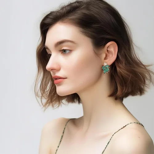 Miniatura 3 de Aretes de diamantes de imitación para mujer, pequeños y delicados aretes de gota de cristal para niñas, lindos bisutería para novia, boda, fiesta