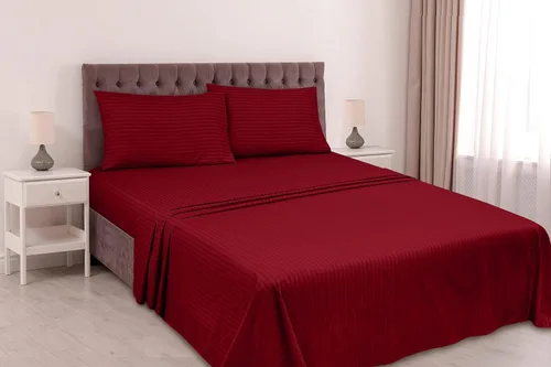 Miniatura 2 de ROYALE LINENS Juego de sábanas de 3 piezas para cama individual - Microfibra cepillada suave de 1800 hilos - 1 sábana bajera, 1 sábana encimera, 1
