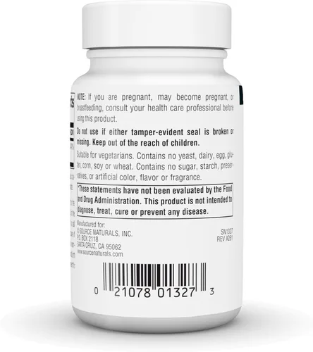 Miniatura 4 de SOURCE NATURALS Tableta de ácido fólico de 800 Mcg, 200