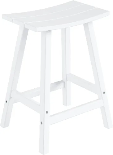 Miniatura 28 de HDPE Laguna Contempo - Taburete de bar de 29", color negro
