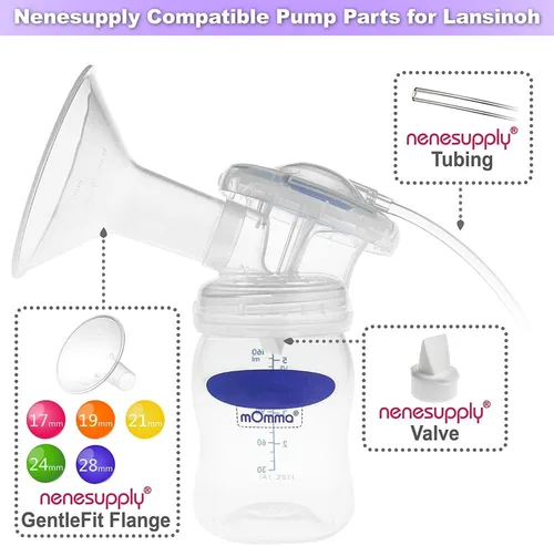 Miniatura 8 de Nenesupply Protector de pecho de brida de 0.748 in compatible con piezas de bomba y extractores de leche Lansinoh. Reemplazo al paramanta Lansinoh