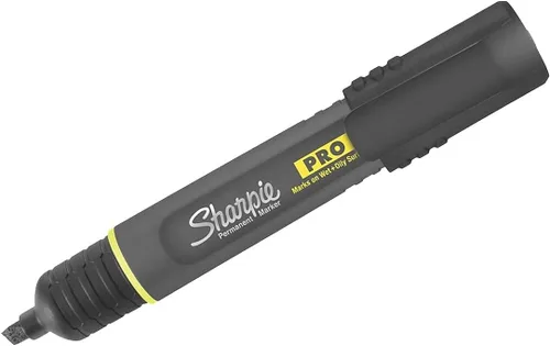 Miniatura 2 de Sharpie Marcador Permanente Pro, Mediano, Punta de Cincel, Negro, 12 Unidades (2018326)