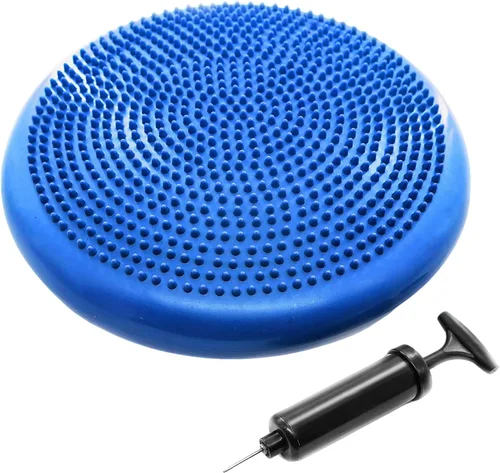 Cojín de estabilidad inflado, cojín de asiento de equilibrio de yoga para aliviar el dolor, recuperación del suelo pélvico, entrenamiento de