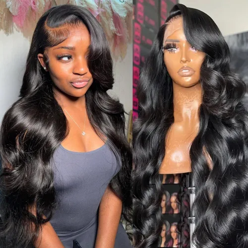 Miniatura 24 de Peluca Rubia Miel Cabello Humano Body Wave 13x6 Encaje Frontal Pelucas de Cabello Humano Para Mujeres Negras 22 Pulgadas
