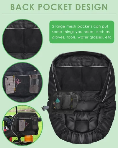 Miniatura 4 de PACETAP Funda para Asiento de Cortacésped, Funda de Asiento Impermeable de Oxford 600D Resistente con Acolchado, Funda para Asiento de Tractor