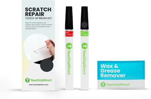 TouchUpDirect PMNG Midnight Silver Metallic Compatible con Tesla Exact Match Reparación de Rayones Pintura de Retoque - Kit de Pincel plateado