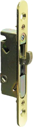 Miniatura 13 de FPL #3-45-S Cerradura de muesca de repuesto para puerta de vidrio deslizante, Dorado Galjanoplastia YZD