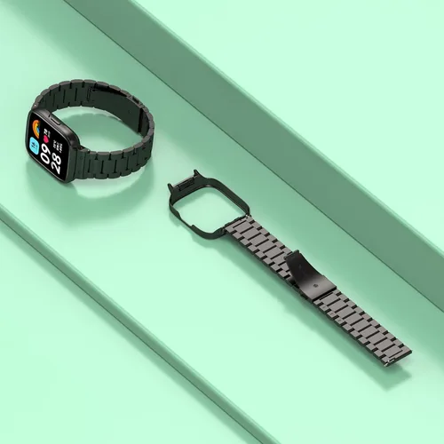 Miniatura 6 de Compatible con Redmi Watch 3 Lite/3 Active Band, bandas de metal de acero inoxidable, pulseras ajustables, accesorios de reloj inteligente