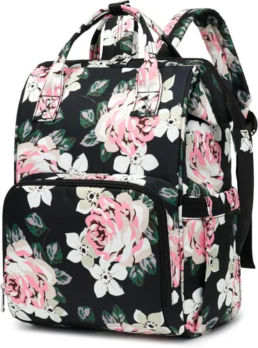 Miniatura 12 de Mochila de mariposa para laptop para mujeres y hombres, mochila escolar universitaria de 15.6 pulgadas para trabajo, escuela, viajes, negocios