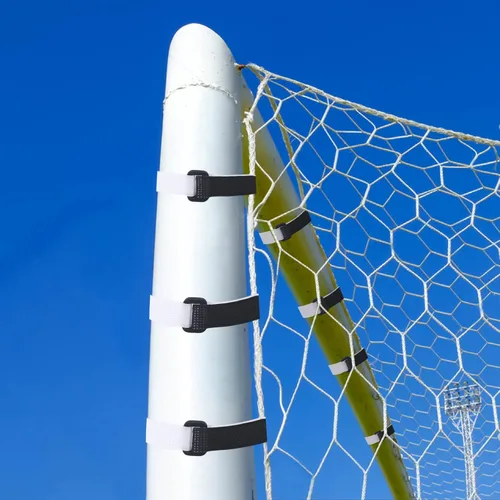 Miniatura 4 de Correas de fijación de red de portería de fútbol: 50 correas de fijación para sujetar redes de colocación de fútbol a los postes de portería
