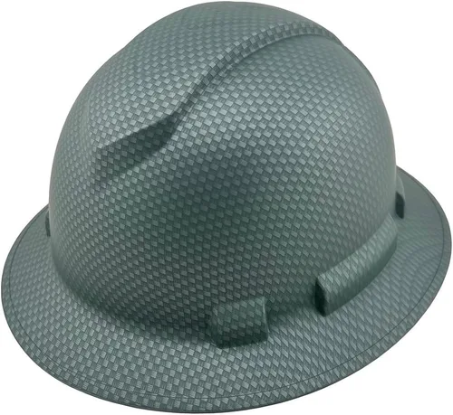 Miniatura 15 de Texas America Safety Company Casco duro RIDGELINE de ala completa con ajuste de perilla de 6 puntos y bolsa Azul ventilado