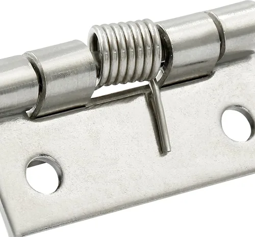 Miniatura 5 de Hitefu 4 bisagras de resorte, bisagra de apertura automática pequeña de 1.5 pulgadas, bisagras de resorte de apertura automática, bisagra de cierre