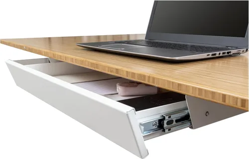 Miniatura 8 de Stand Up Desk Store cajón deslizante para colocar debajo del escritorio, espacio de almacenamiento y organización para escritorios de pie