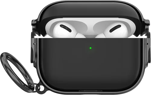 Miniatura 8 de Maxjoy Funda para AirPods 3 con cerradura, bonita funda protectora rígida para AirPod 3 de tercera generación para mujeres y hombres con llavero