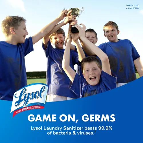 Miniatura 2 de Lysol Líquido desinfectante para la ropa, aditivo detergente para ropa y ropa de cama, elimina las bacterias que causan el olor, lino vigorizante